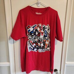 Bleecker & Mercer 2X Superior Sneaker Head Shirt Embroidered Urban Wear Street